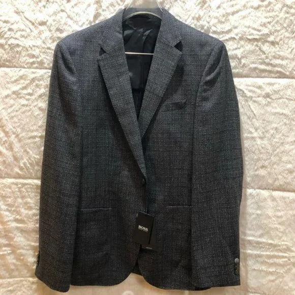 Hugo BOSS Classic Fit Solid Wool Sportcoat) - Picture 3 of 8